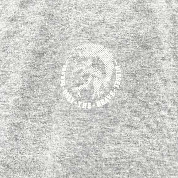 Diesel Only The Brave Muscle Tee Mens Size M Gray Pullover Cotton Basic - Picture 5 of 5